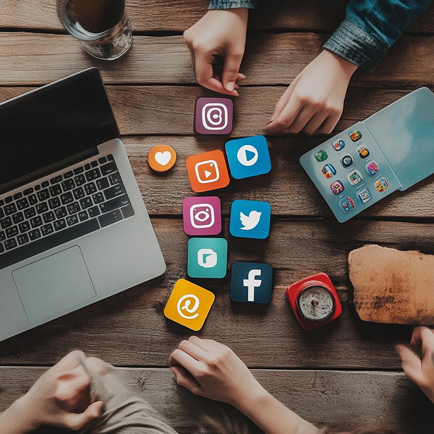 Social media content creation and strategy session